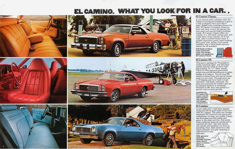 1977 Chevrolet El Camino Brochure Page 2